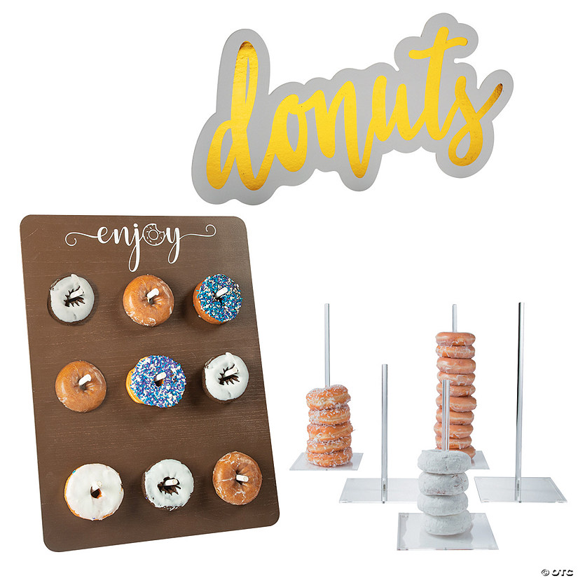 Donut Wall & Stands Kit &#8211; 3 Pc. Image