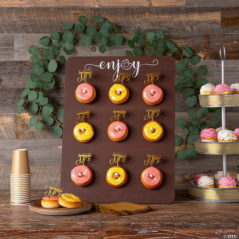 Donut Wall with Almost Mrs. Picks Kit - 27 Pc. Image