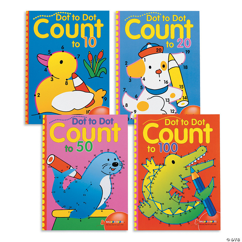 Dot to Dot Counting Books: Set of 4 Image