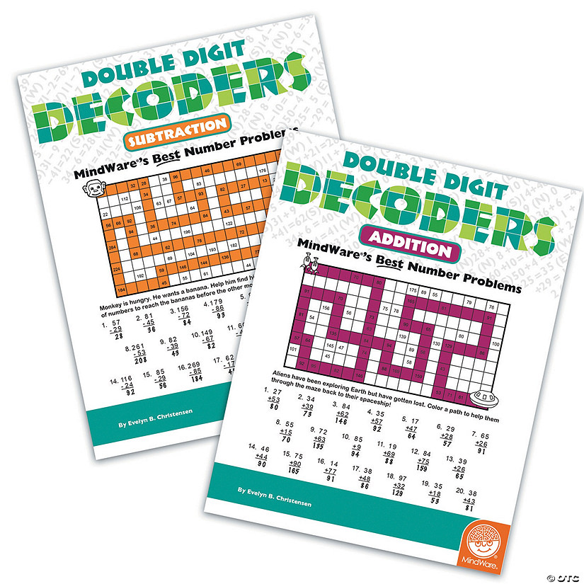 Double Digit Decoders: Set of 2 Image