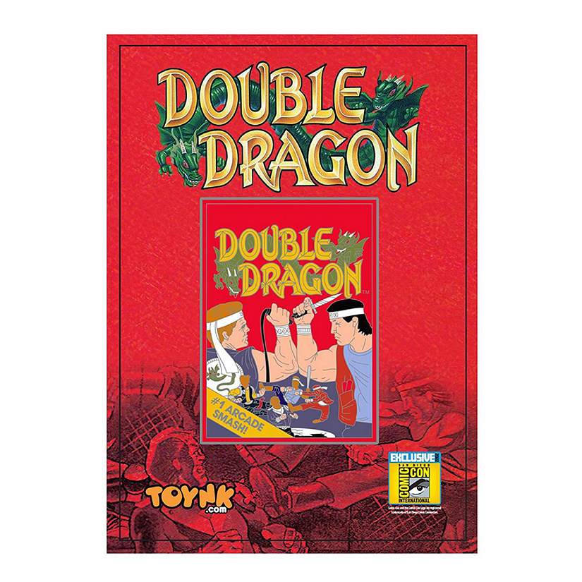 Double Dragon Limited Edition Enamel Pin  SDCC 2022 Exclusive Image