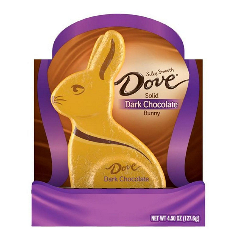 Dove Easter Bunny Dark Chocolate Candy Gift - 4.5 oz Image