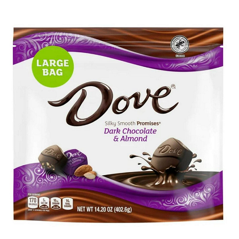 Dove Promises Dark Chocolate Almond Candy - 14.2 oz Bag Image
