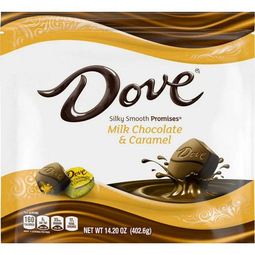 Dove Promises Milk Chocolate Caramel Candy - 14.2 oz Bag Image
