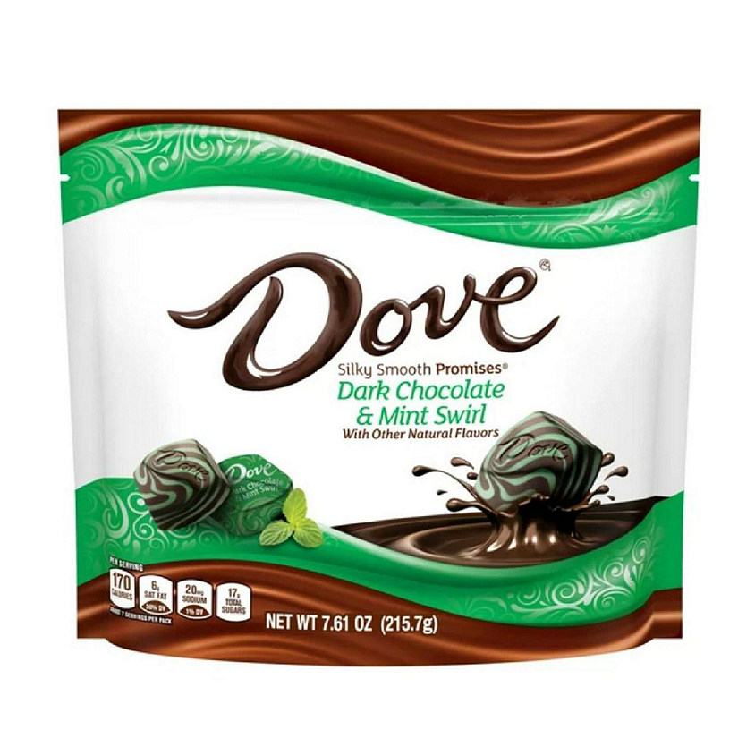Dove Promises Mint Swirl Dark Chocolate Candy - 7.61 oz Bag Image