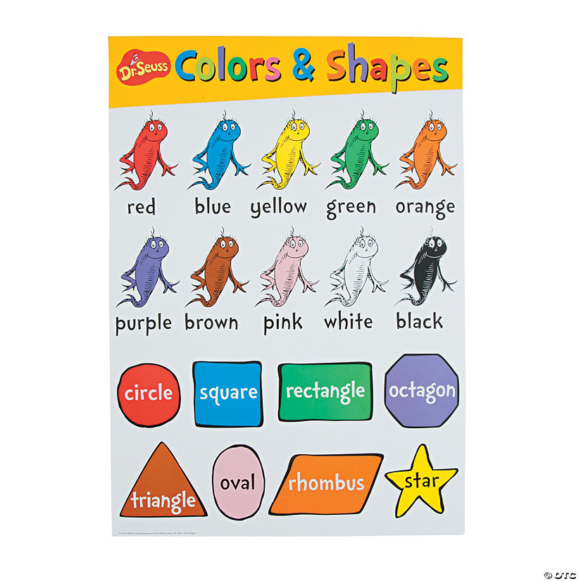 Dr. Seuss&#8482; Beginning Concepts Posters - 5 Pc. Image