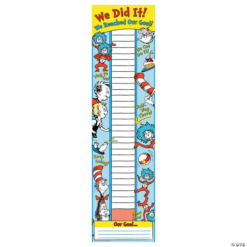 Dr. Seuss&#8482; Goal Setting Banner Wall Decoration Image