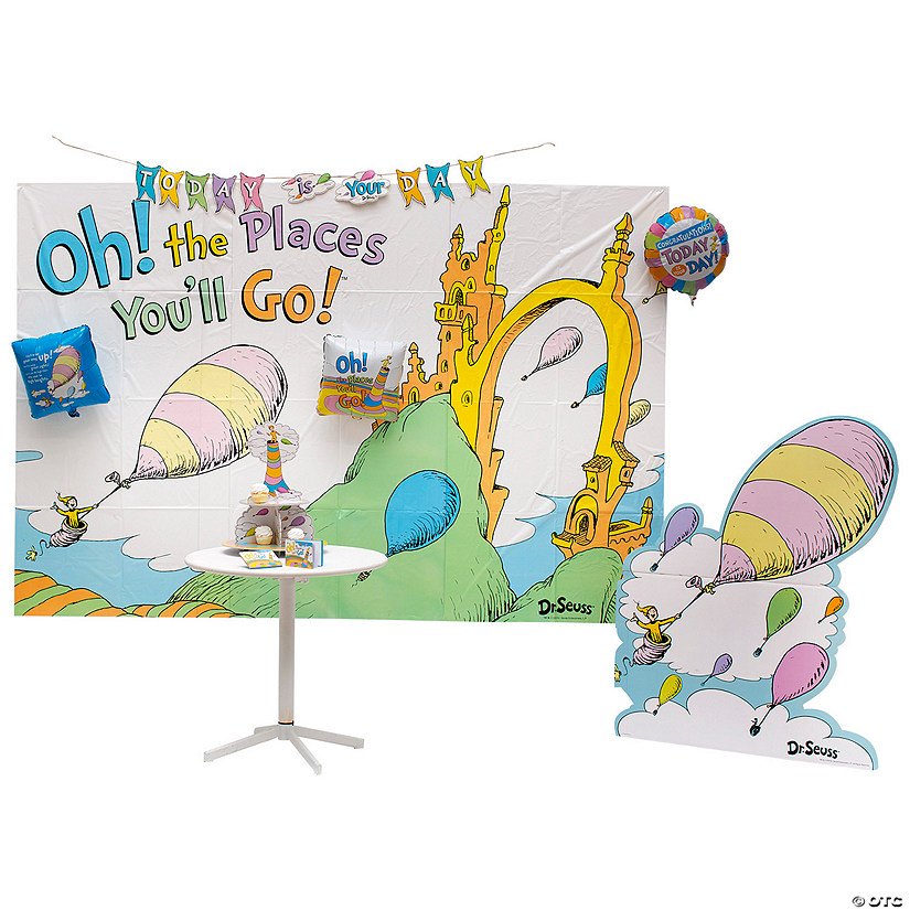 Dr. Seuss&#8482; Oh, the Places You&#8217;ll Go Decoration Kit - 8 Pc. Image