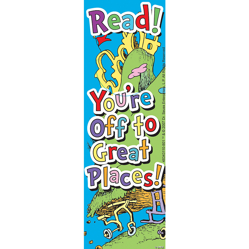 Dr. Seuss&#8482; Oh, the Places You'll Go! Bookmarks - 36 Pc. Image