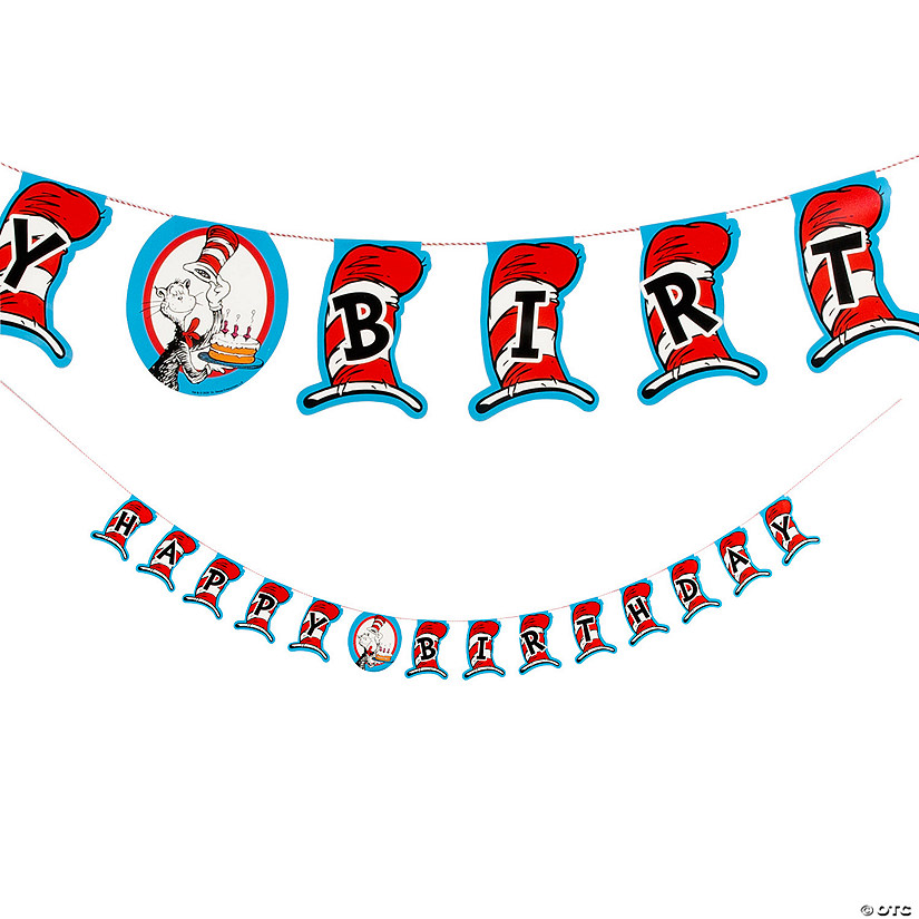 Dr. Seuss&#8482; The Cat in the Hat&#8482; Birthday Garland Image