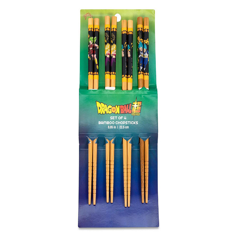 Dragon Ball Super Bamboo Chopsticks  Set of 4 Image