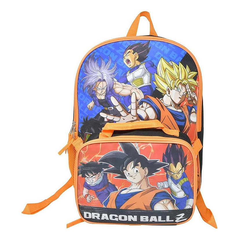 Dragon Ball Z Goku 16 Inch Kids Backpack with Lunch Bag Image