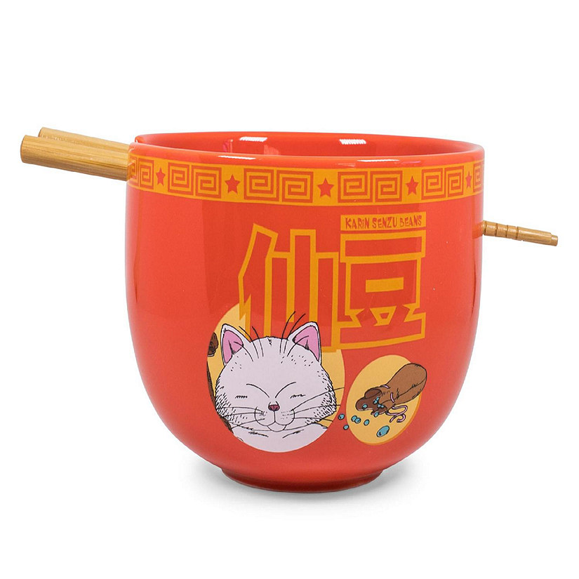 Dragon Ball Z Karin Japanese Dinnerware Set  16-Ounce Ramen Bowl and Chopsticks Image