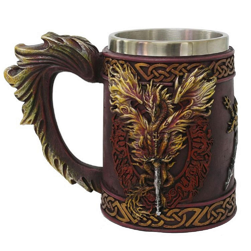 Dragon Flame Blade Tankard Cup New Image
