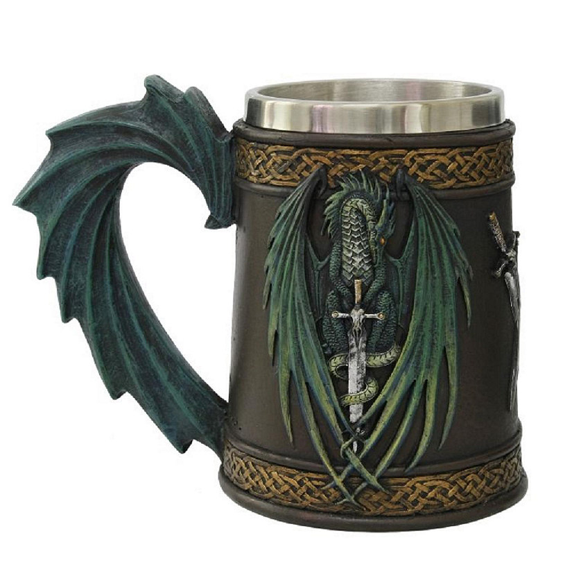 Dragon Skull Blade Tankard Cup New Image