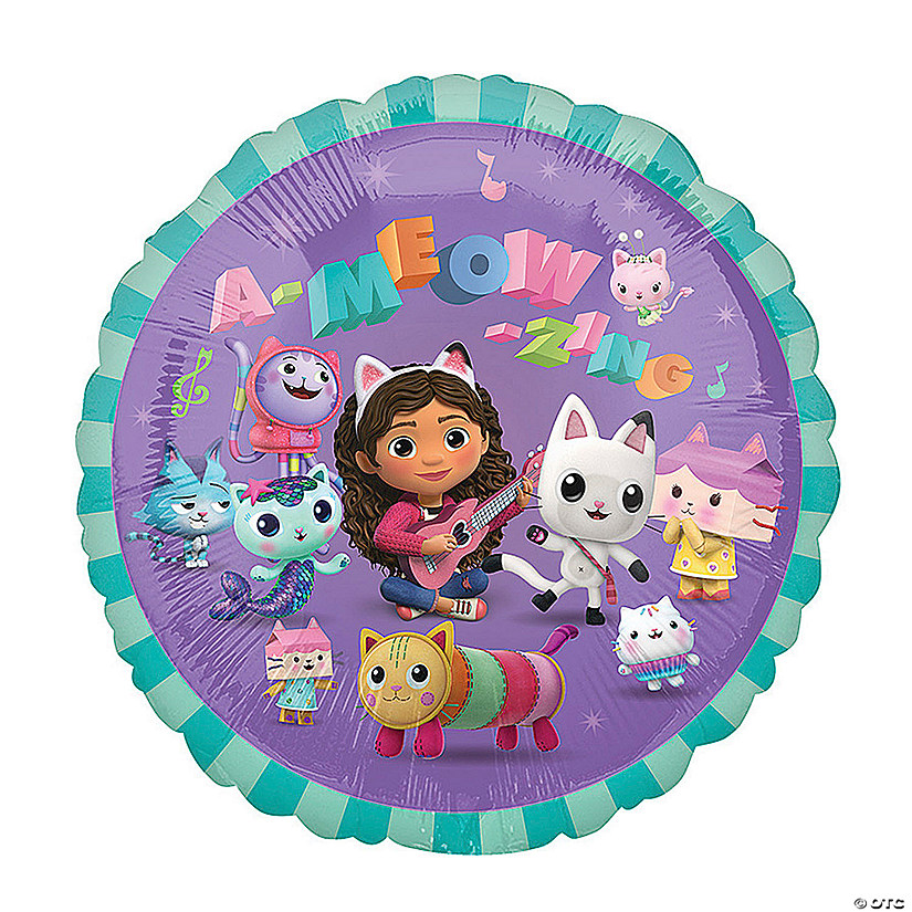 DreamWorks Gabby&#8217;s Dollhouse&#8482; 18" Round Mylar Balloon Image