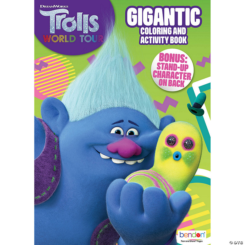 DreamWorks Trolls World Tour&#8482; Gigantic Coloring & Activity Book Image