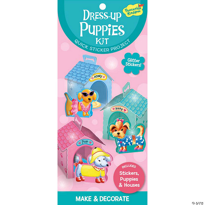 Dress Up Puppies Quick Sticker Kit Image