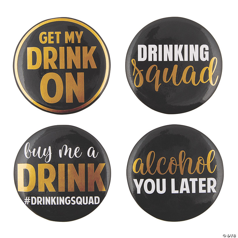 Drinking Squad Buttons Image