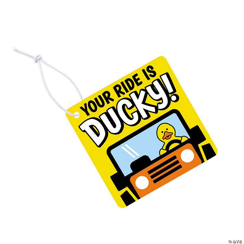 Duck Duck Car Cards - 12 Pc. Image