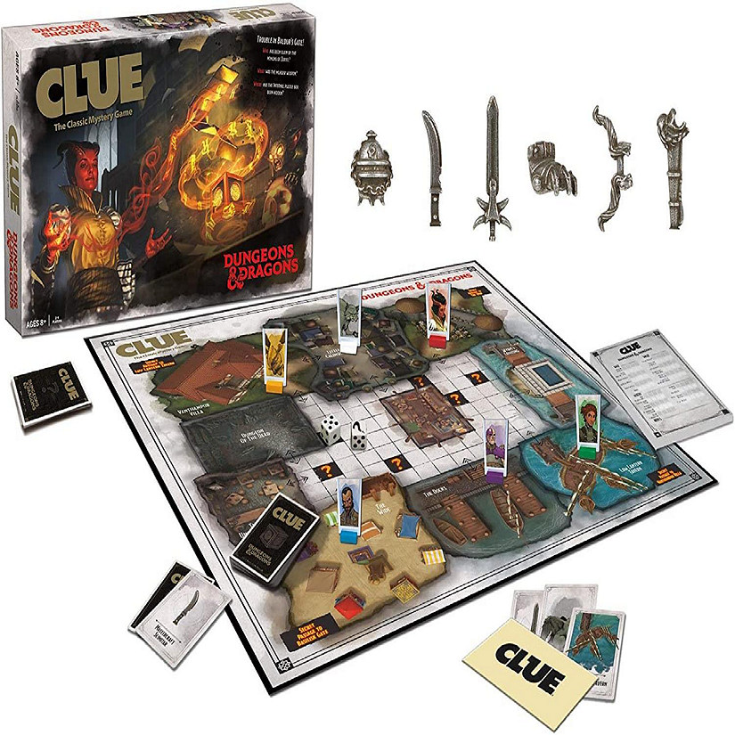 Dungeons & Dragons Clue Board Game  For 3-6 Players Image