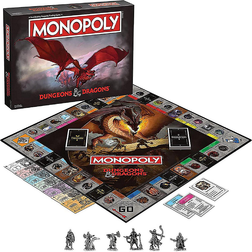 Dungeons & Dragons Monopoly Boardgame Image