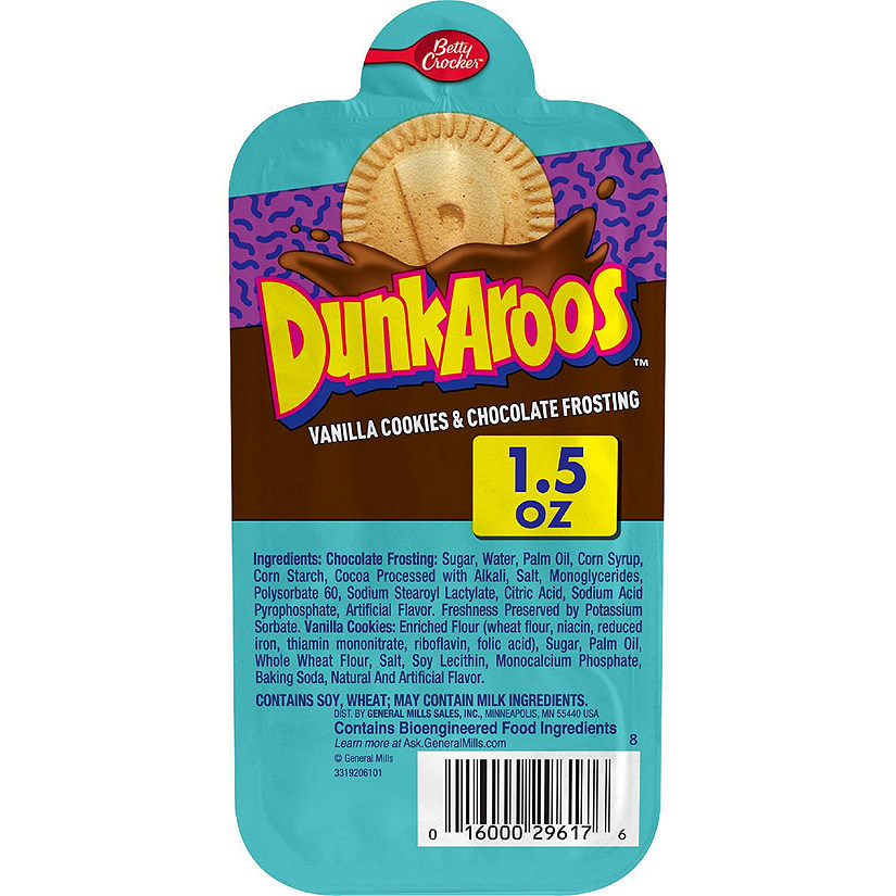 Dunkaroos Vanilla Cookies and Chocolate Frosting, 1.5 oz (Case of 12) Image