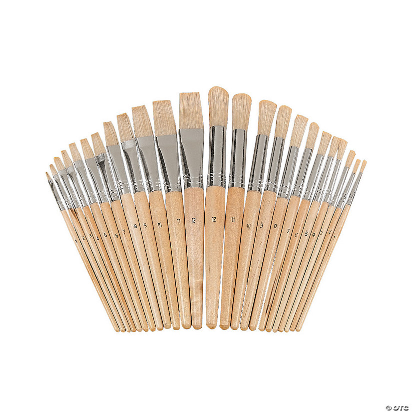 Easel Paintbrush Set - 24 Pc. Image