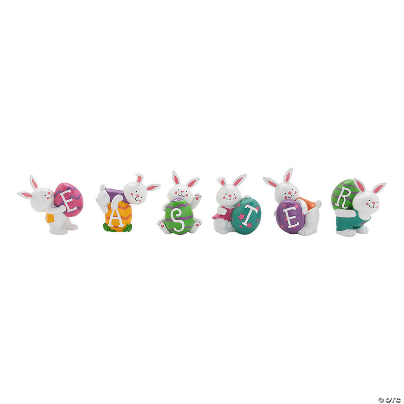Easter Bunnies Tabletop Decoration Image