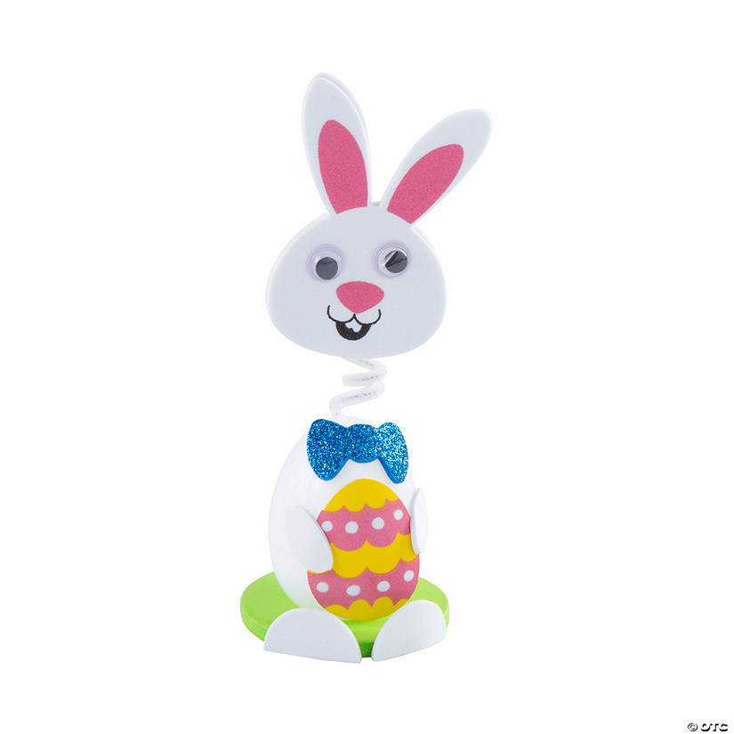 Easter Bunny Bobble Head Craft Kit - Makes 12 Image