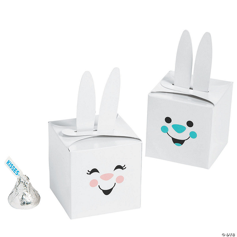 Easter Bunny Favor Boxes with Ears - 24 Pc. Image