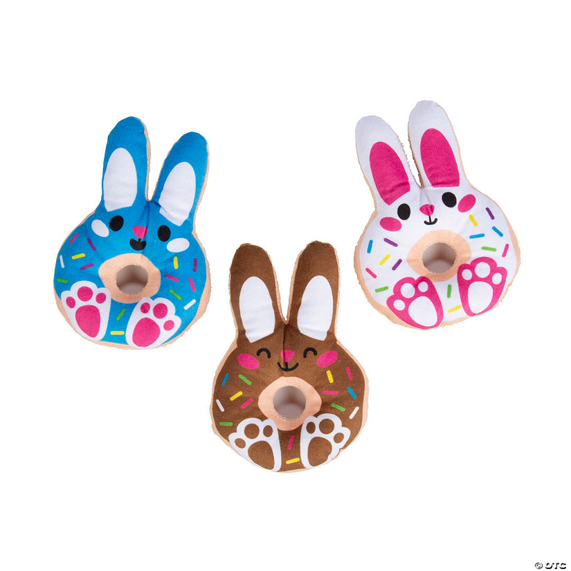 Easter Bunny Stuffed Donuts - 12 Pc. Image