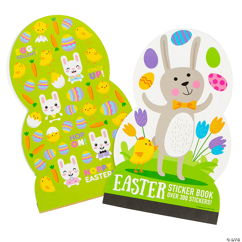Easter Mega Sticker Books - 6 Pc. Image