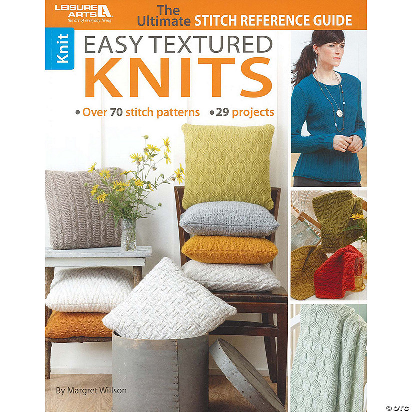 Easy Textured Knits Ultimate Stitch Ref Guide Book Image