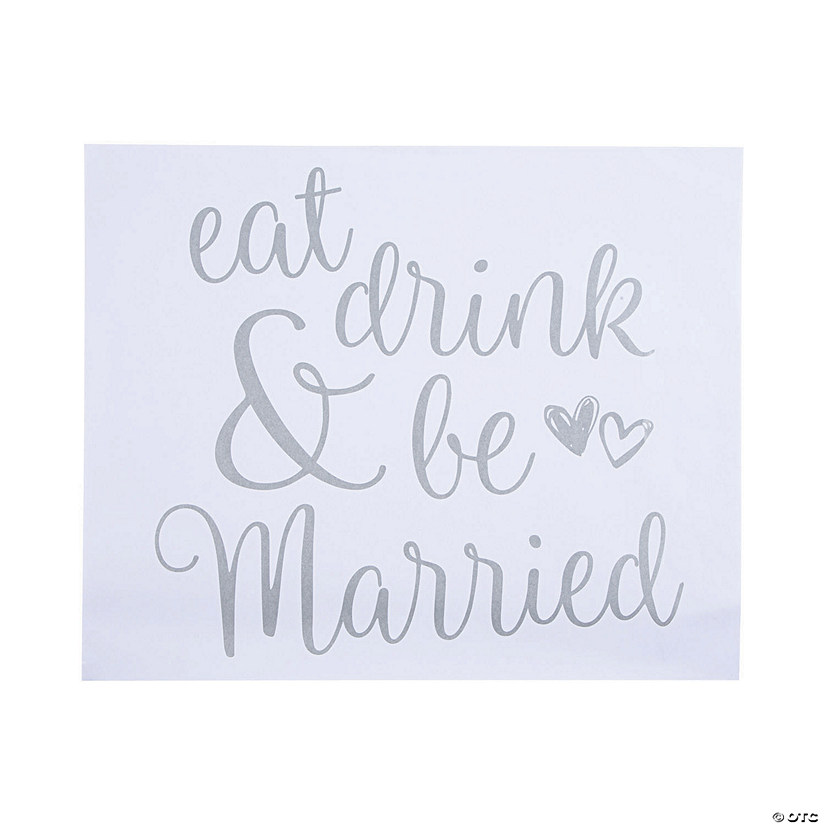 Eat, Drink & Be Married Placemats Image