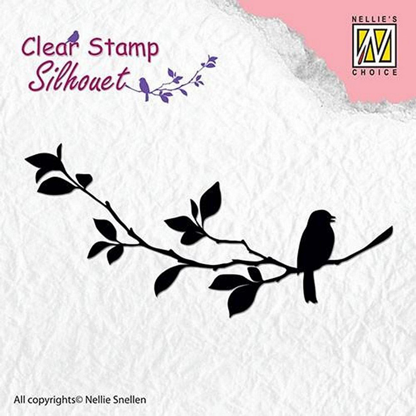 Ecstasy Crafts Silhouette Clear Stamp - Birdsong 1 Image