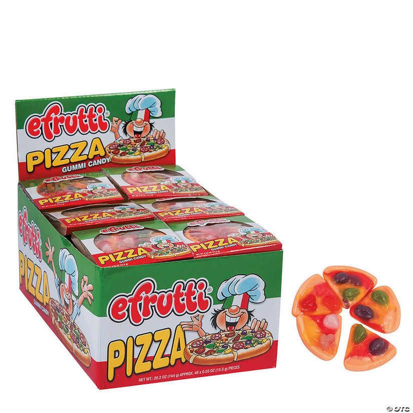 Efrutti<sup>&#174;</sup> Pizza Gummy Candy - 48 Pc. Image