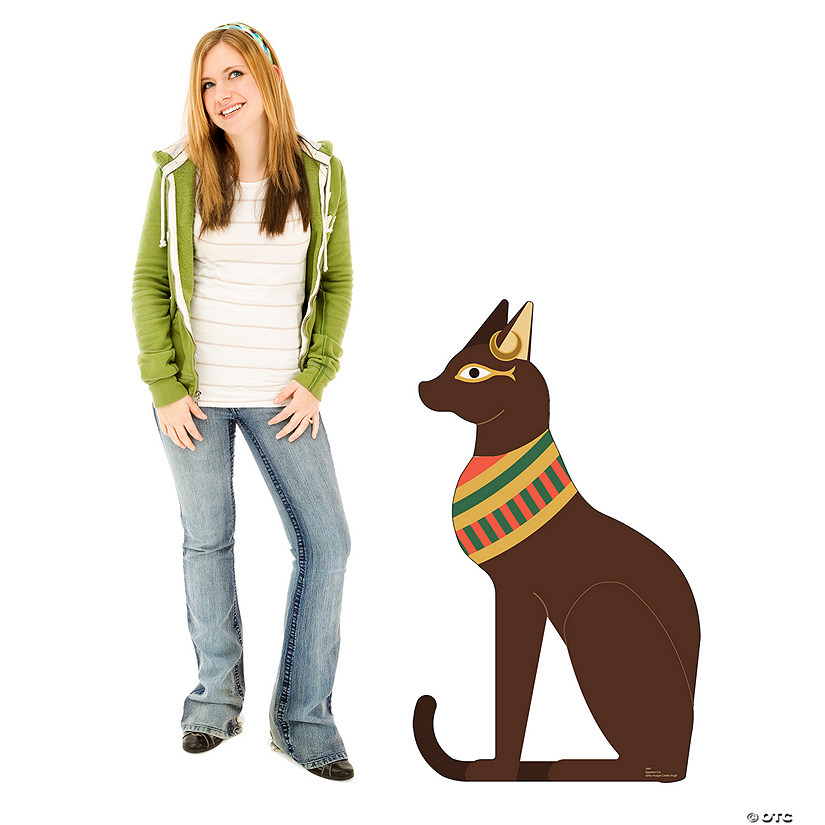 Egyptian Cat Cardboard Cutout Stand-Up Image