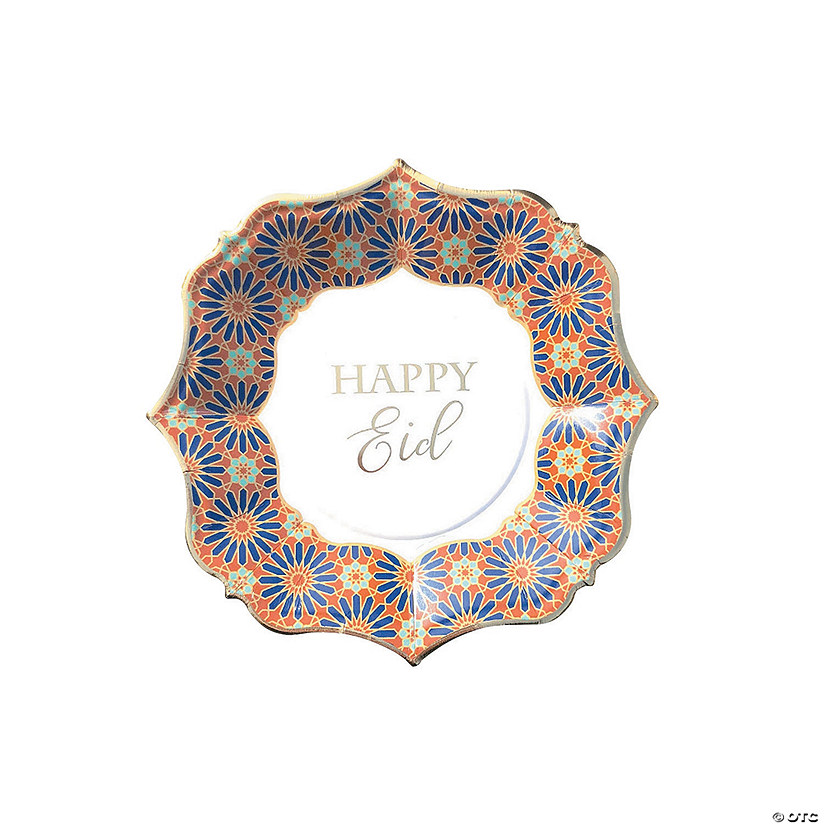 Eid Creations Eid Marrakesh Paper Dessert Plates - 8 Ct. Image