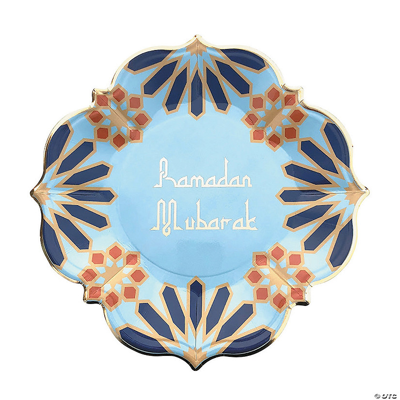Eid Creations Ramadan Marrakesh Paper Dinner Plates - 8 Ct. Image