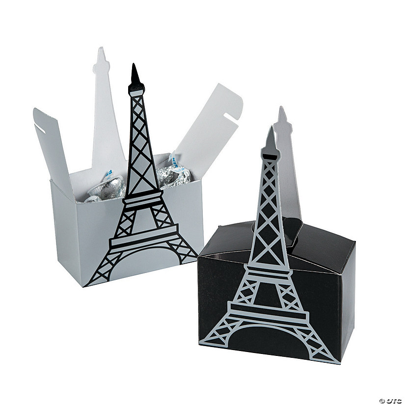 Eiffel Tower Favor Boxes - 12 Pc. Image