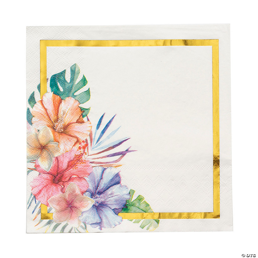 Elevated Luau Paper Luncheon Napkins - 16 Pc. Image