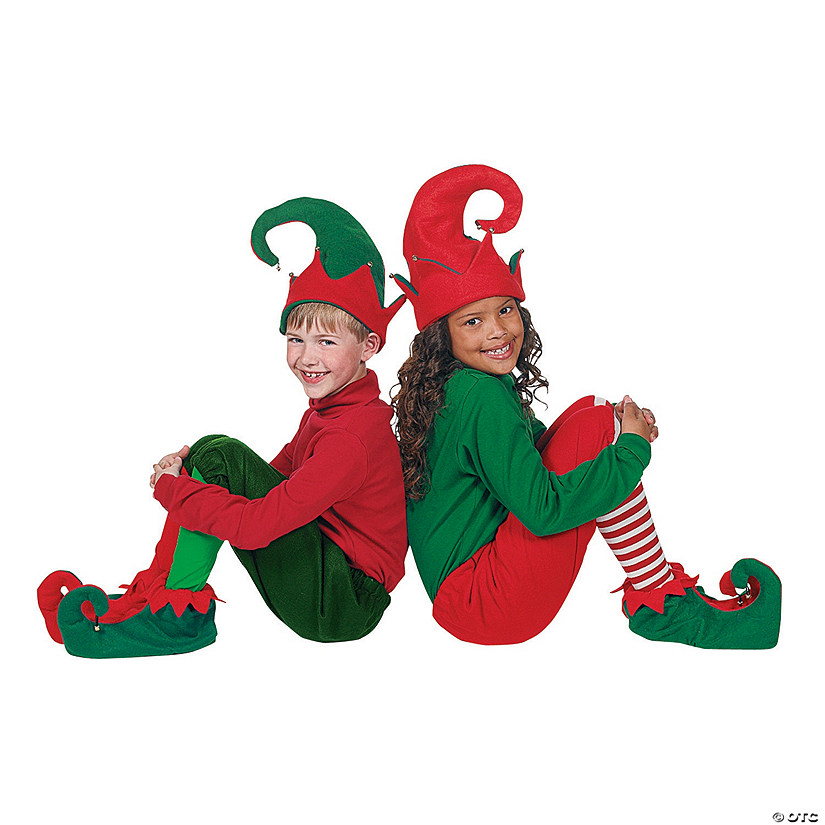 Elf Shoes & Hat Costume Set - 3 Pc. Image