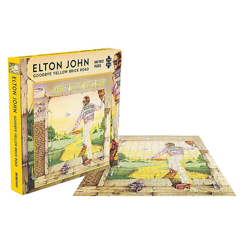 Elton John Goodbye Yellow Brick Road 500 Piece Jigsaw Puzzle Image