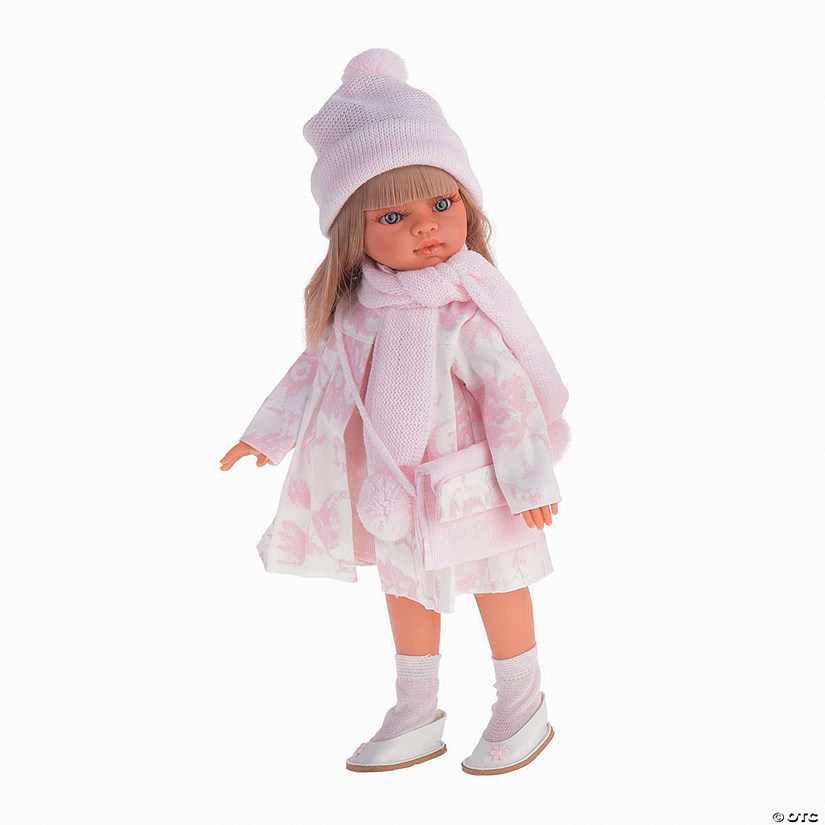Emily Girl Doll In White Coat Image