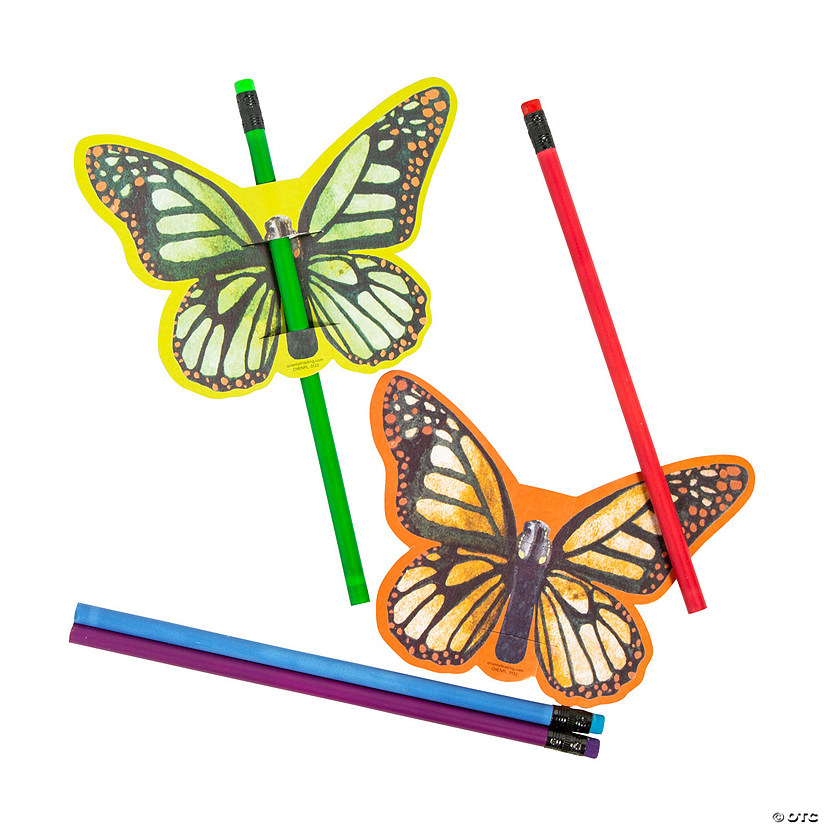 Enchanted Adventure Pencils with Butterfly Card for 24  Image