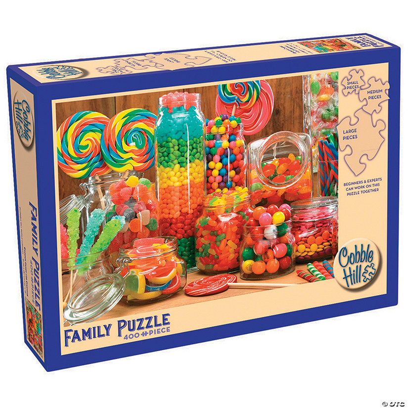 Enough Candy for Everyone 400-Piece Family Puzzle Image