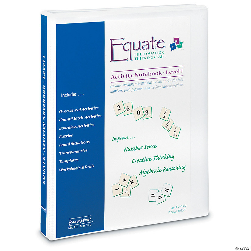 Equate Activity Notebook Level 1 Image
