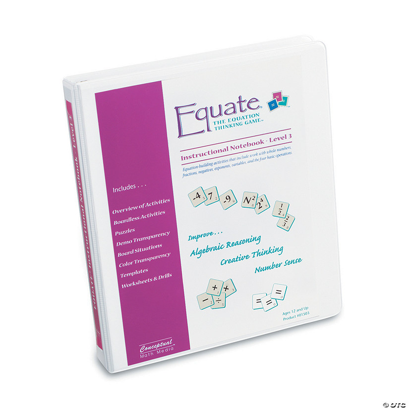 Equate Activity Notebook Level 3 Image