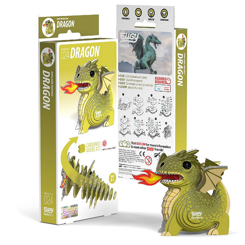 EUGY Dragon 3D Puzzle Image